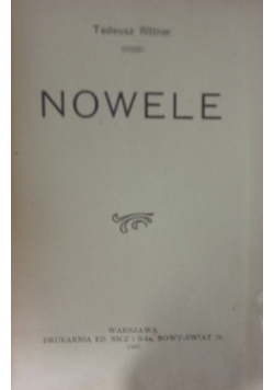 Nowele, 1907 r.