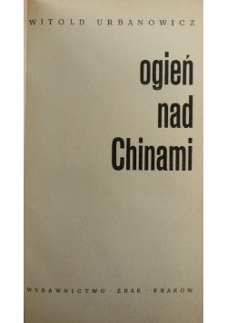 Ogień nad Chinami