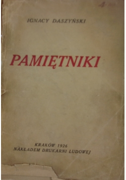 Pamiętniki ,1926r.