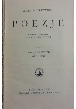 Poezje