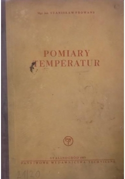 Pomiary temperatur