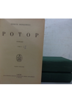 Potop, 3 tomy, 1939