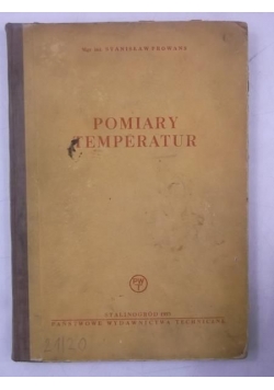 Pomiary temperatur