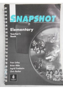Snapshot. Elementary Teacher's Book