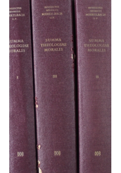 Summa Theologiae Moralis Tom 1 do 3