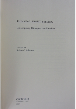 Tchiniking About Feeling